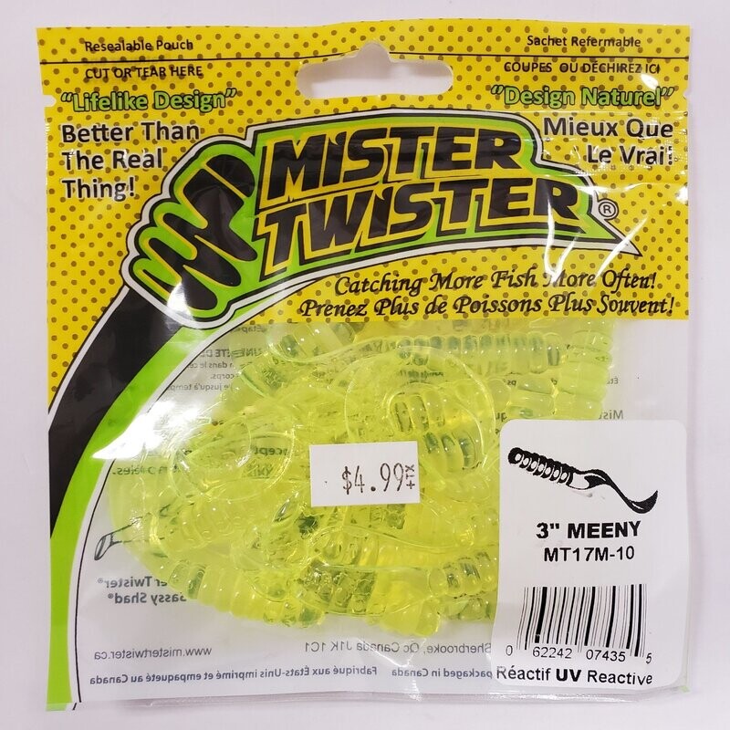 Mister Twister Meeny Chart 3&quot;