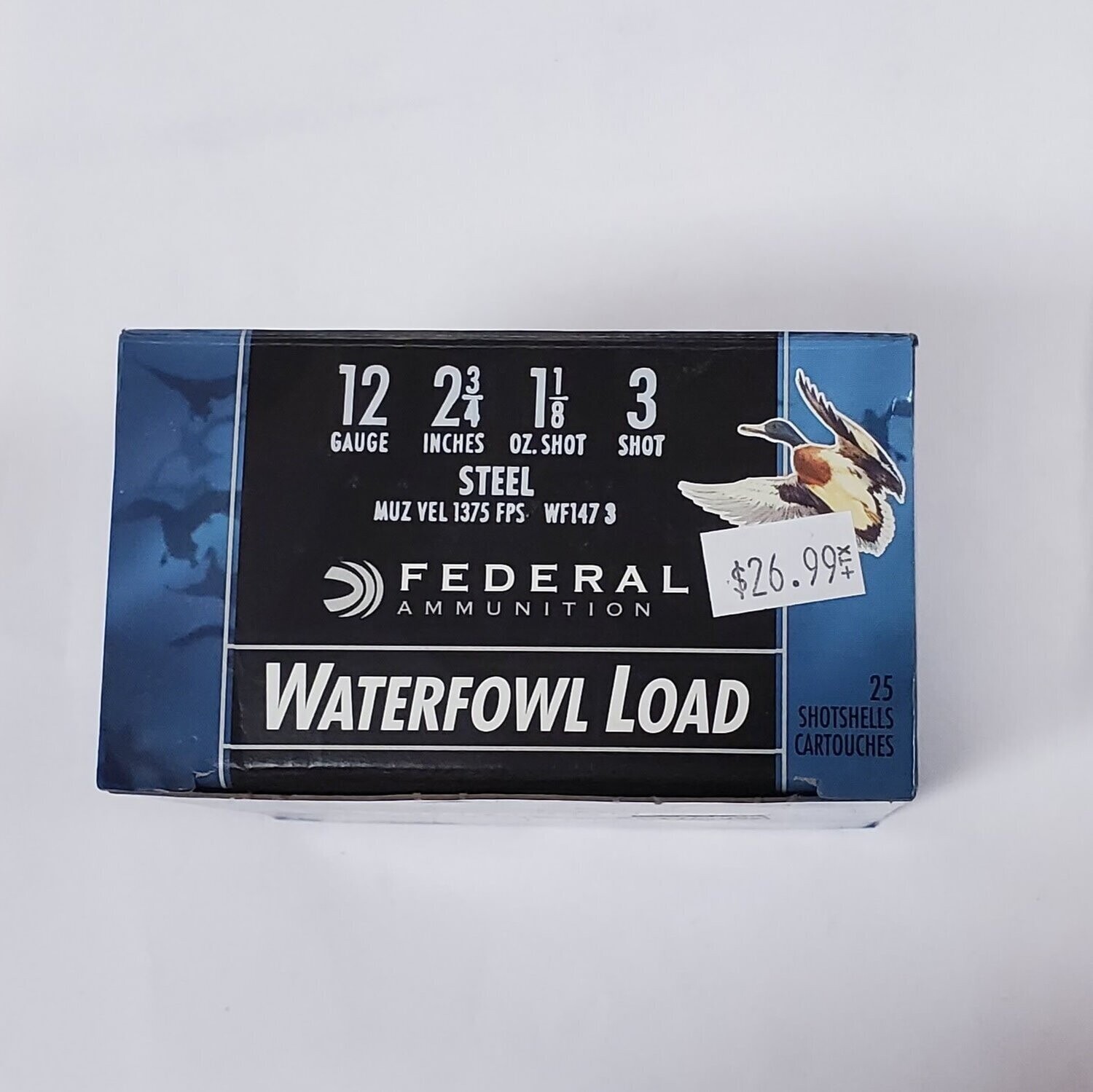 Federal WTRFWL 12ga 2.75&quot; #3 steel
