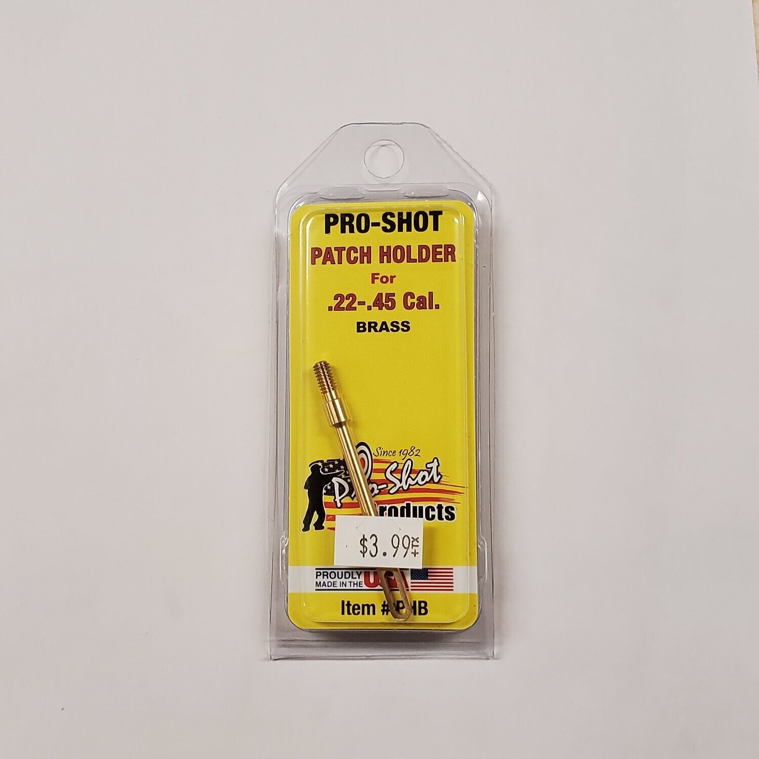 Pro-shot brass patch holder 22-45cal