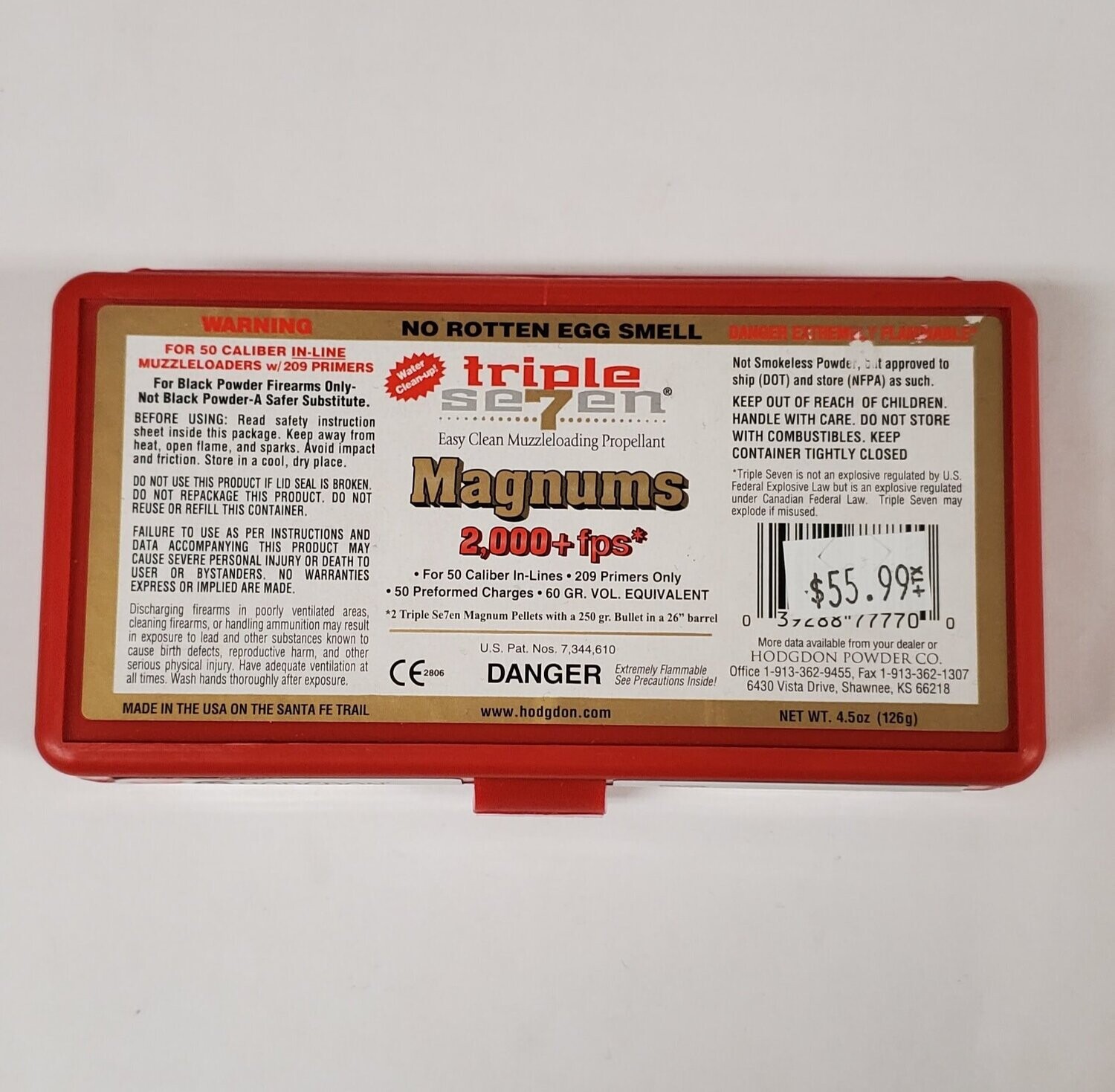 Hodgdon triple seven blk pwd pellets