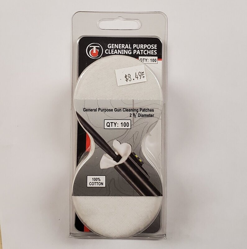 Thompson Center cleaning patches 2-1/2&quot;
