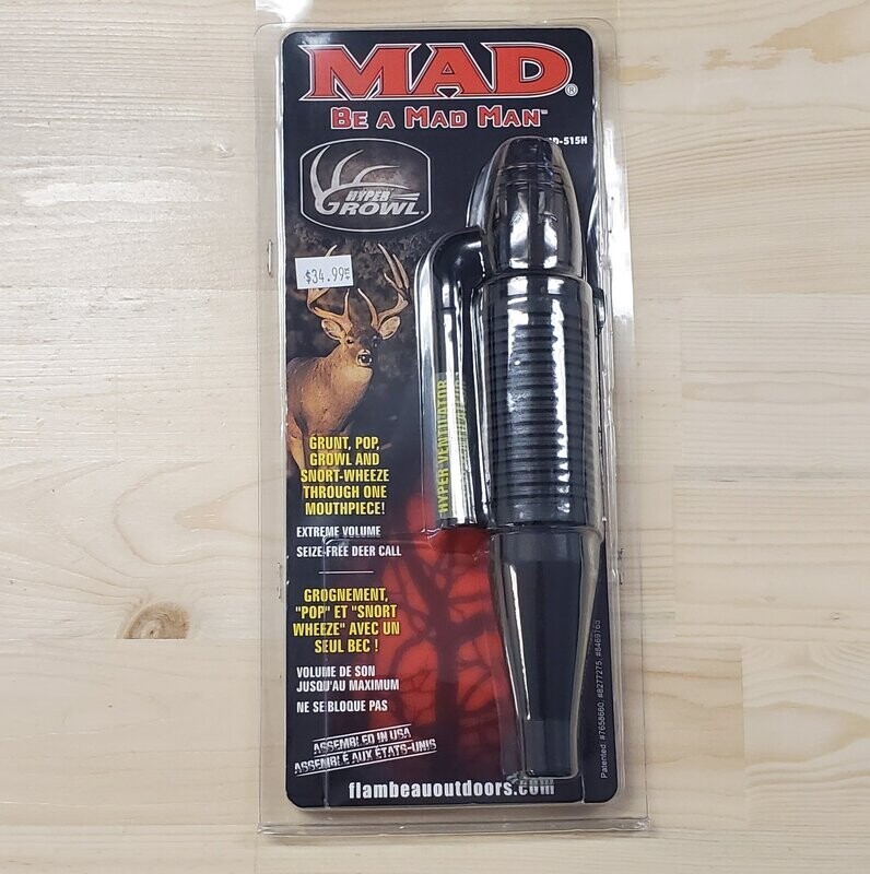 MAD hyper growl deer call