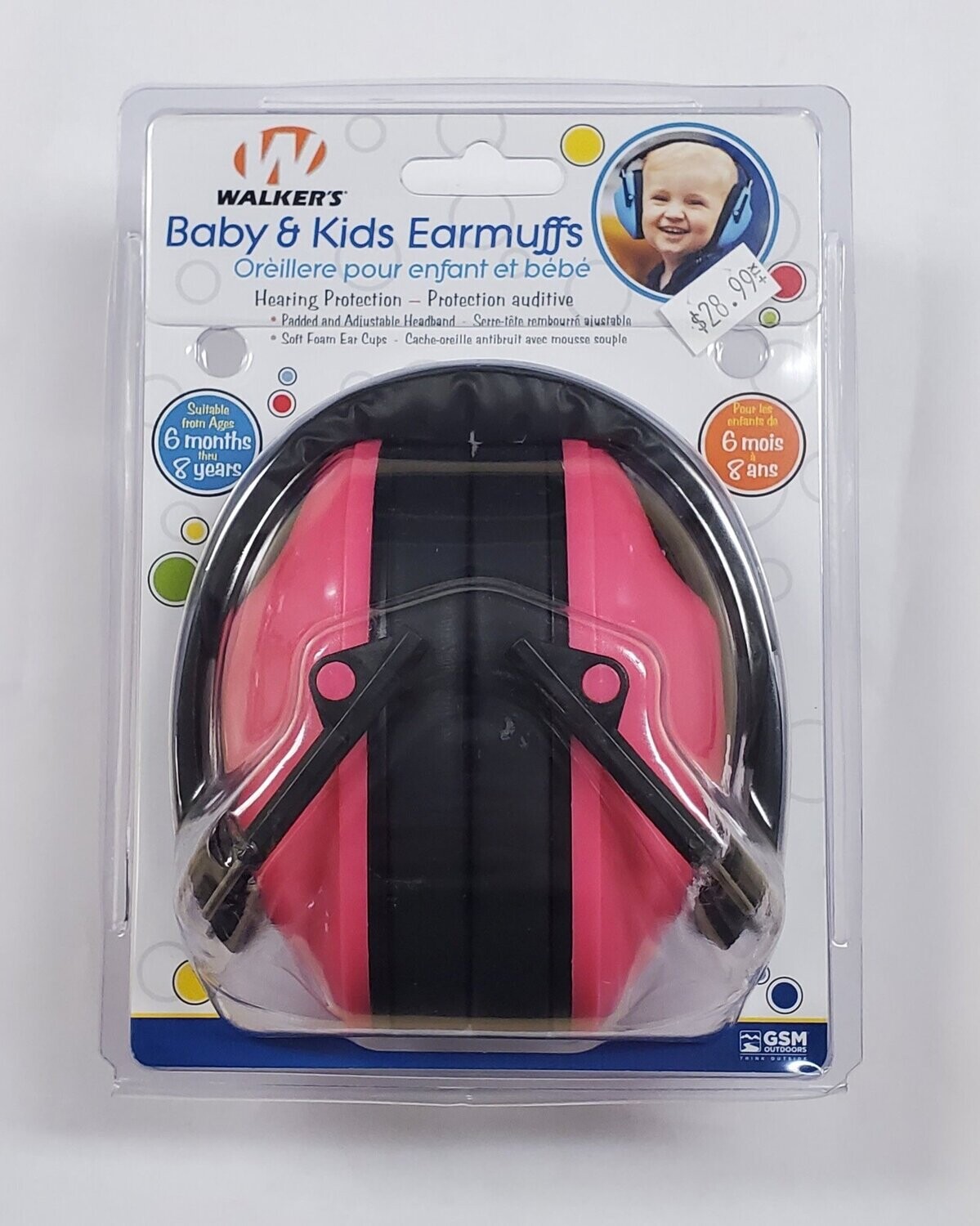 Walkers baby and kids folding muff pink
