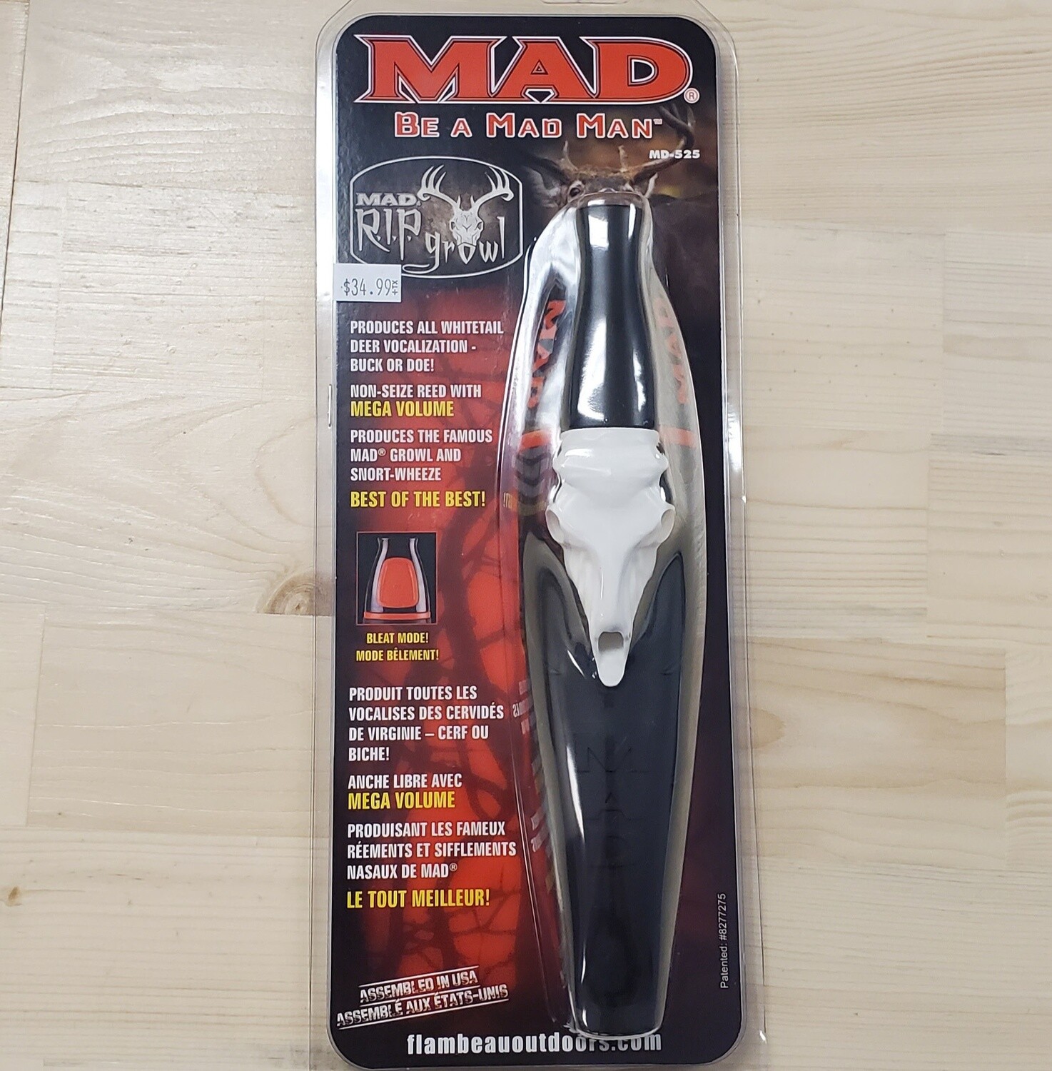 MAD R.I.P. growl deer call