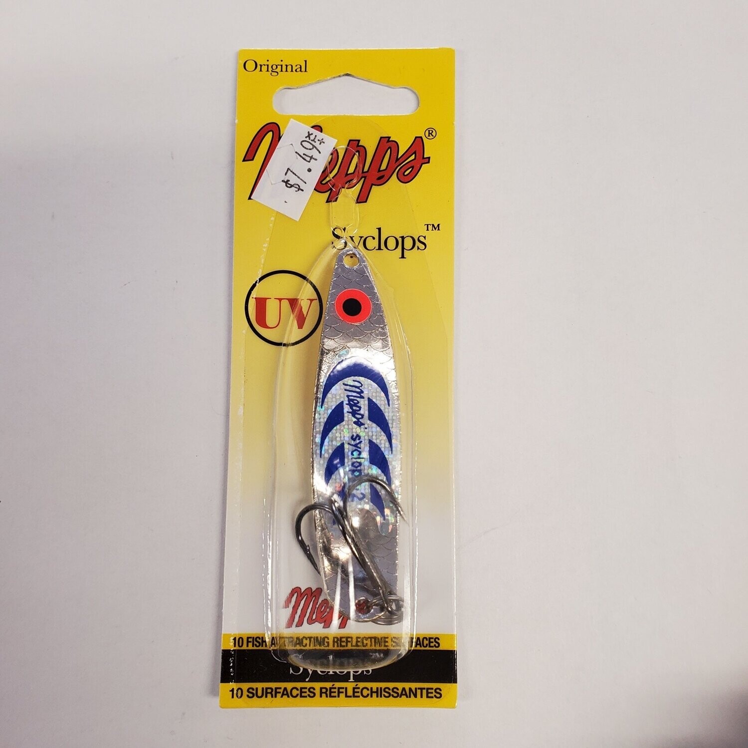Mepps Syclops 2 3/4&quot; silver/blue