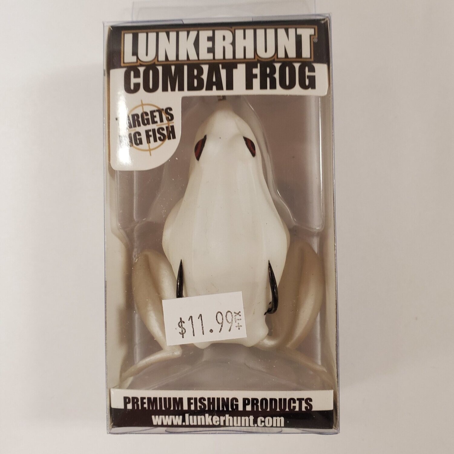 Lunkerhunt Combat Frog Pearl 2 1/2&quot;