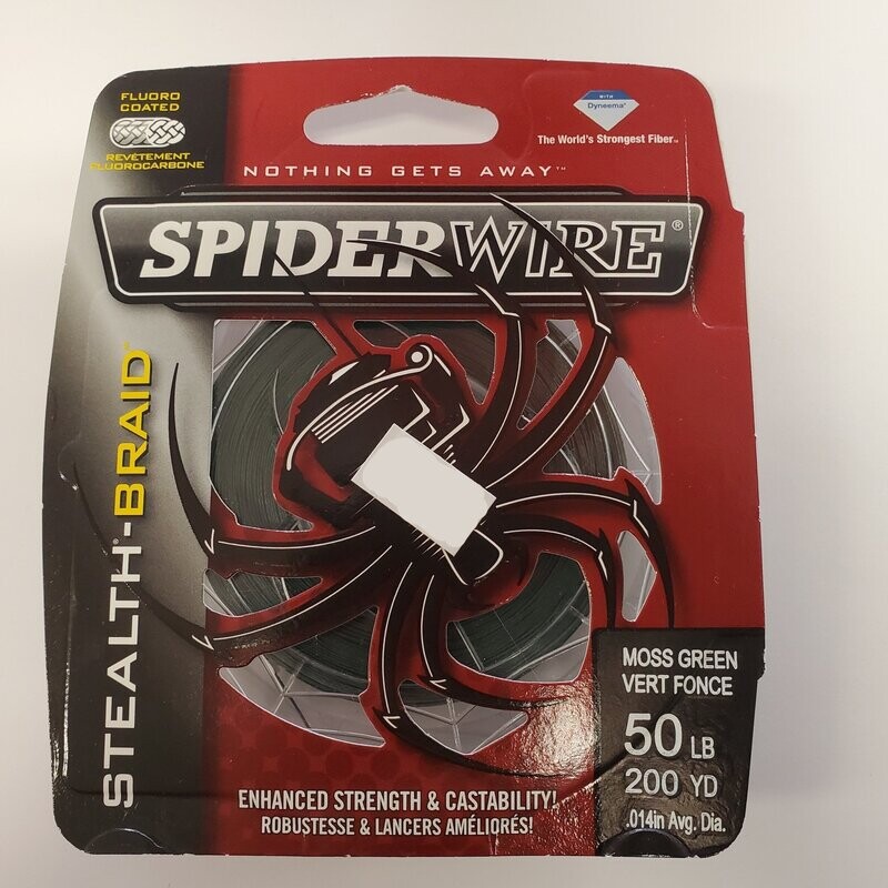 Spiderwire Stealth Braid 200yds 50lbs