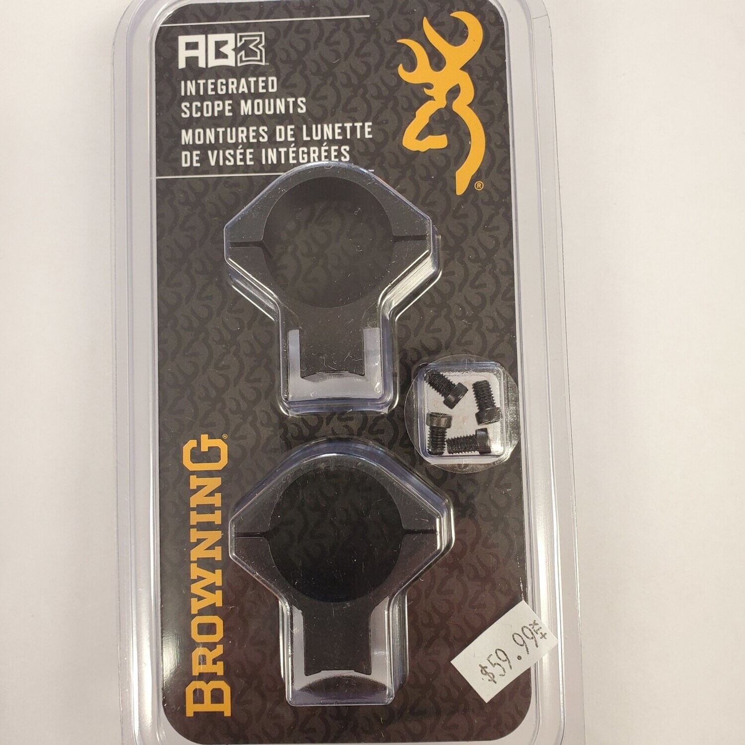 Scope rings/bases Browning AB3 1&quot; med