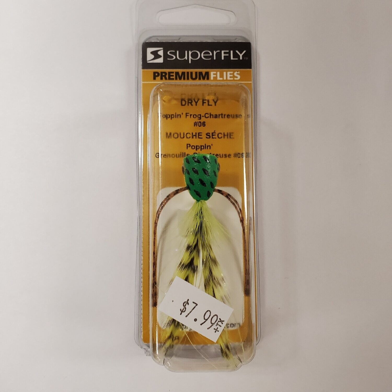 Superfly Dry Fly Popping Frog Chart #6