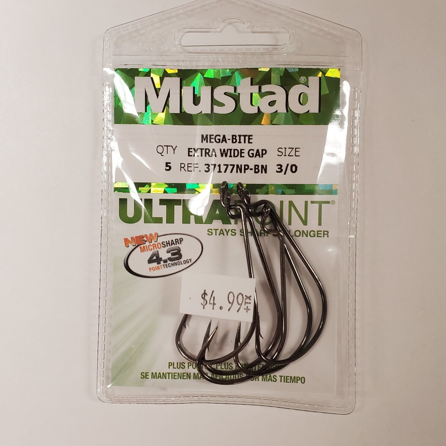 Mustad Ultra Point 3/0 EWG 5pk