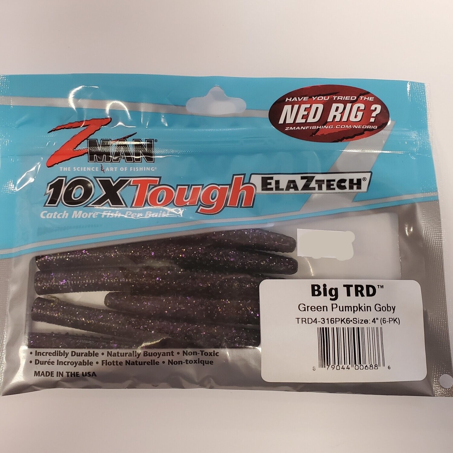 Z-man Big TRD Green Pumpkin Goby