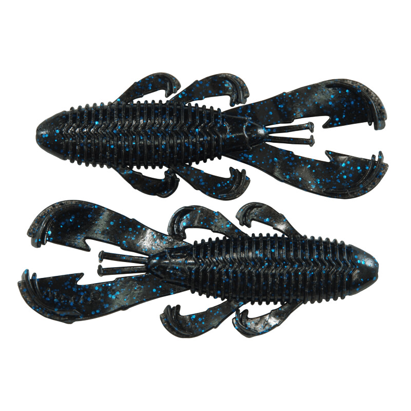 Googan Bandito Bug 4&quot; Black Blue Flake
