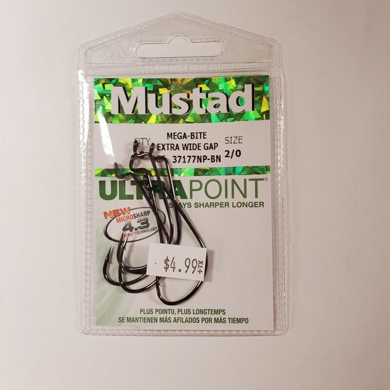 Mustad Ultra Point 2/0 EWG 5pk