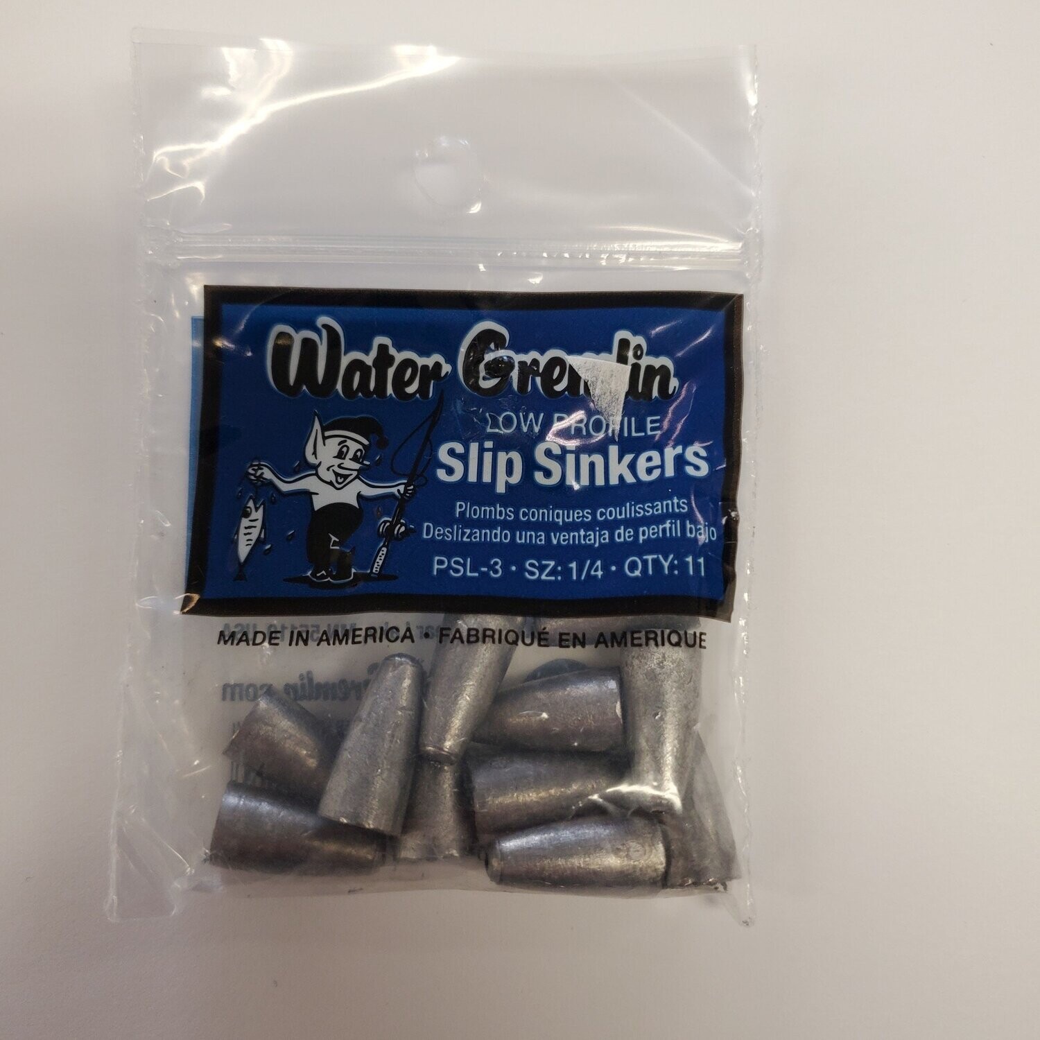 Water Gremlin Worm Weight 1/4oz 11pk