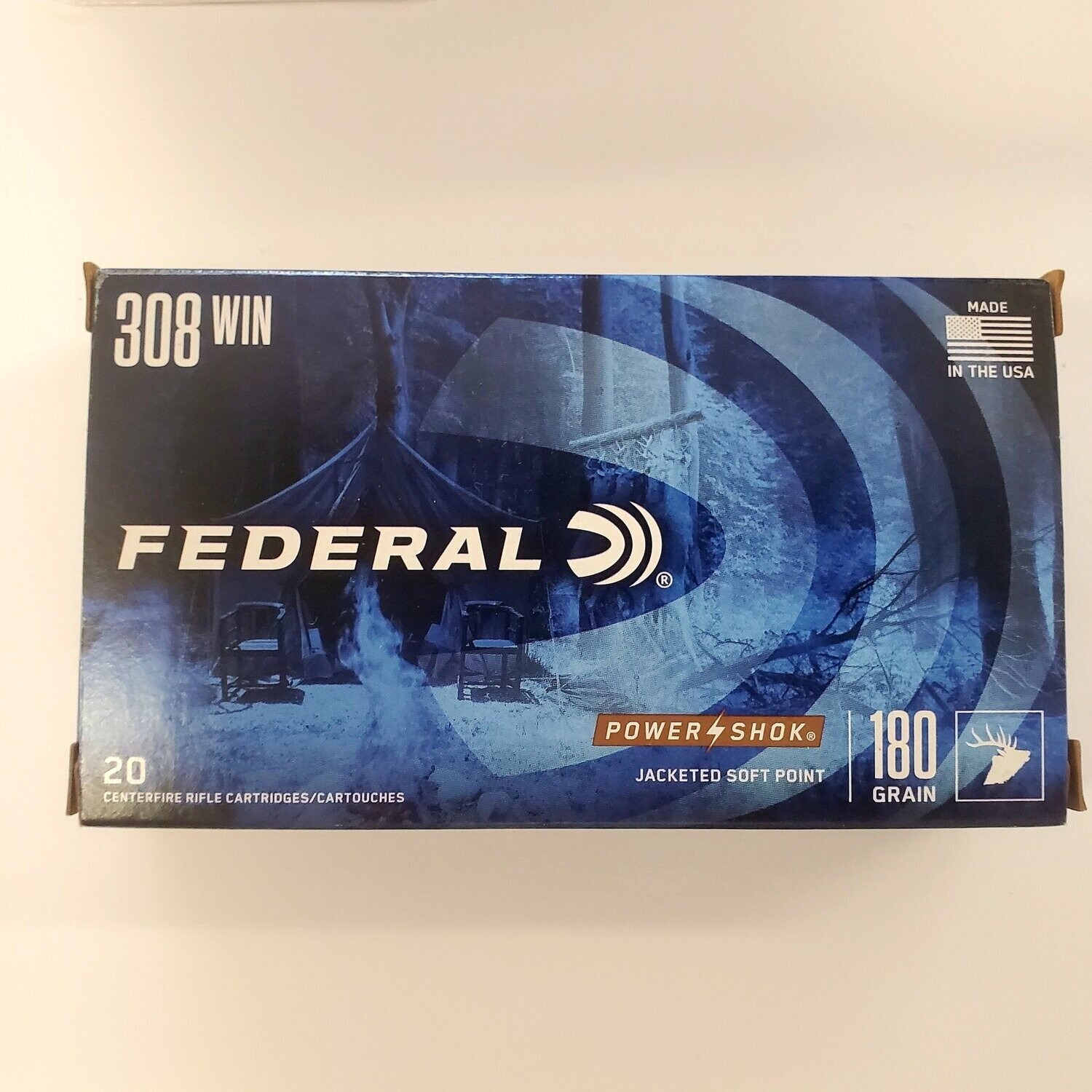Federal Power-Shok 308 Win 180Gr SP