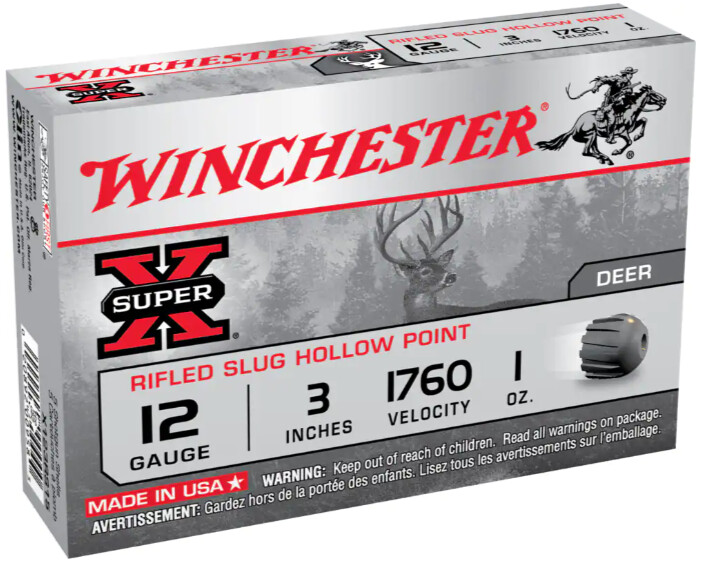 Winchester 12ga 3&quot; Rifled Slugs