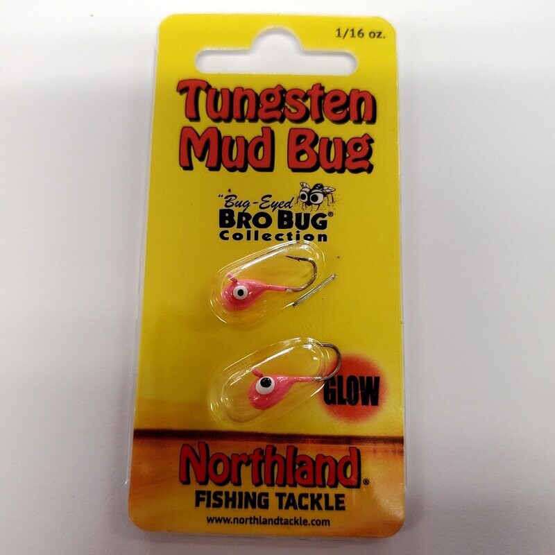 Northland Tungsten Mud Bug 1/16oz Glored Glow