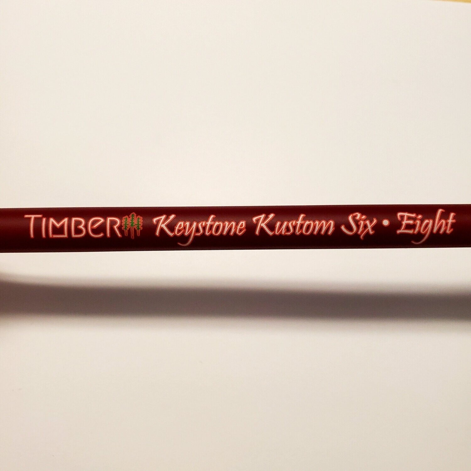 Timber Keystone Kustom Spinning rod 6&#39;8&quot; M