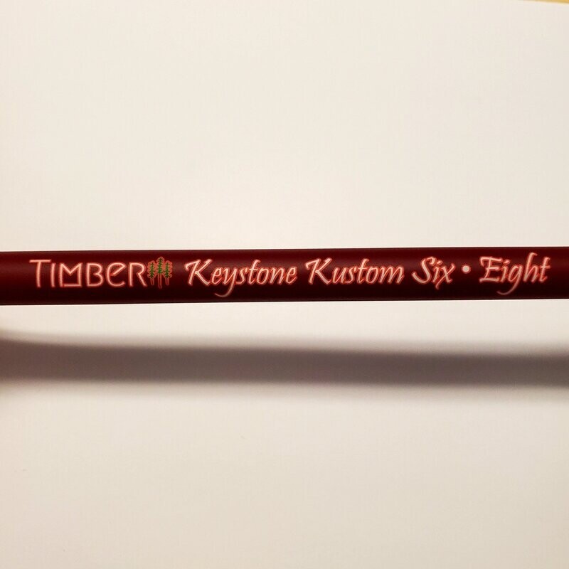 Timber Keystone Kustom Spinning rod 6&#39;8&quot; M