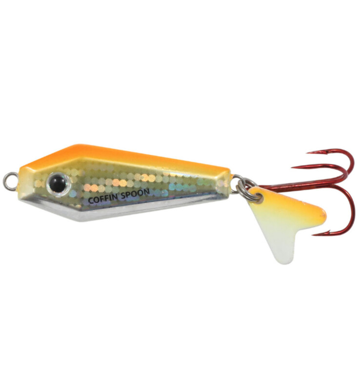 Northland Buck-shot Coffin spoon 1/4oz Super-Glo Chub
