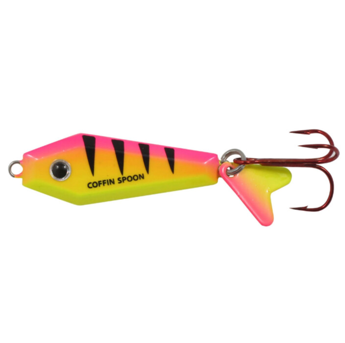 Northland Buck-shot Coffin spoon 1/4oz Glow UV Bubblegum