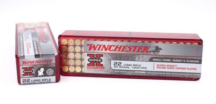 Winchester Super-X Copper Plated 22LR 40gr