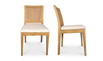 ORVILLE DINING CHAIR NATURAL (SET OF 2)