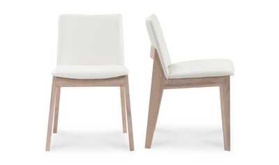 DECO OAK DINING CHAIR- (SET OF 2)