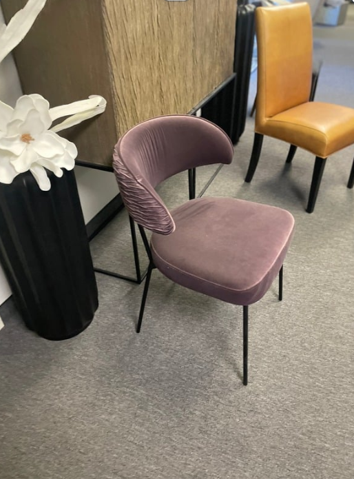 Purple Vanity Chair