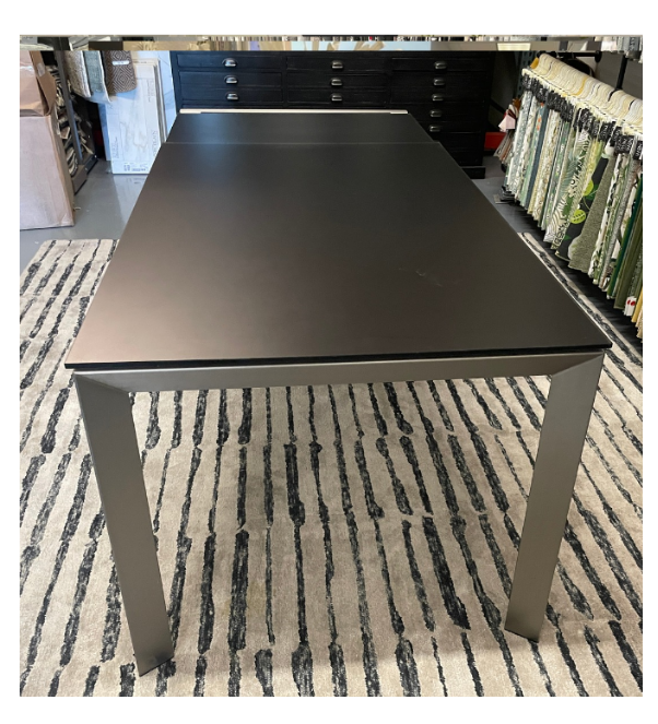 Black Glass Extension Table