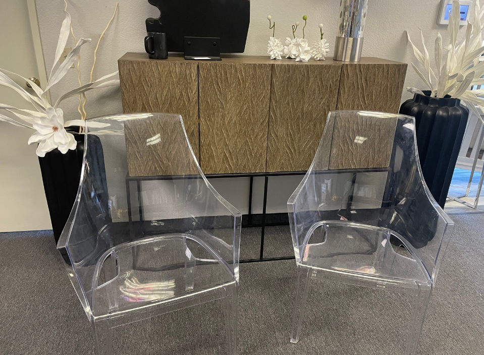 Acrylic Chairs - Set of 2