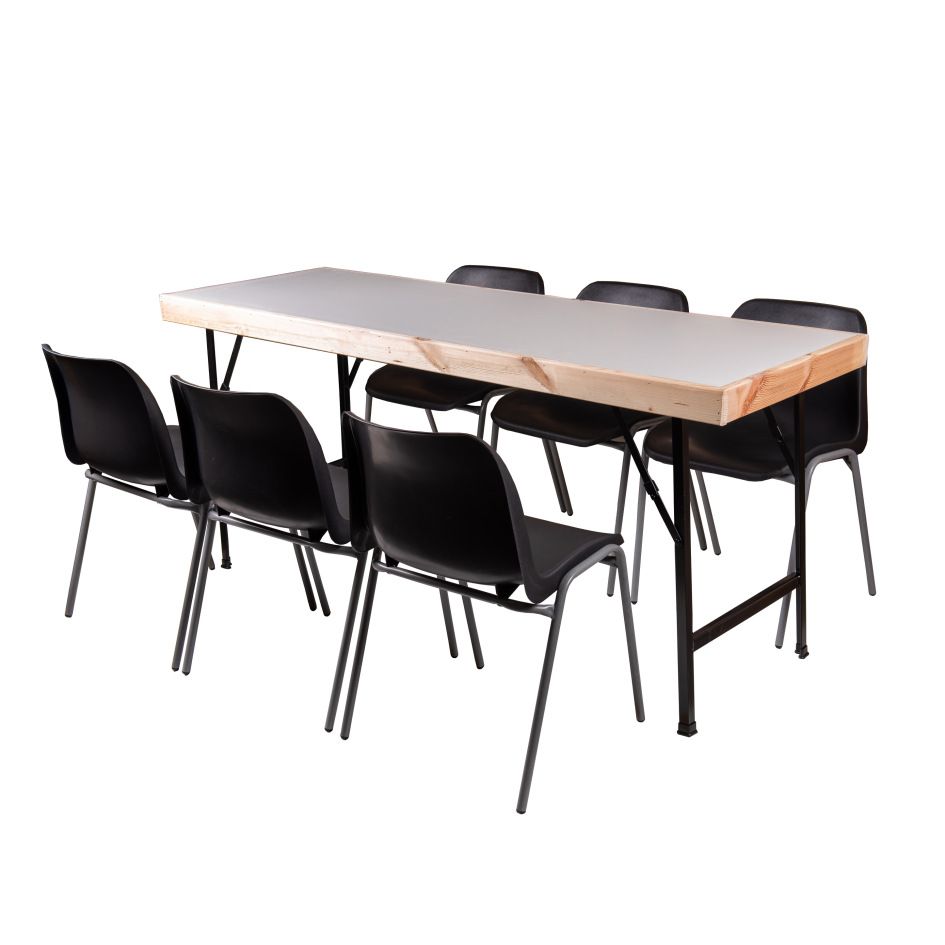 Folding Canteen Tables with Melamine Top