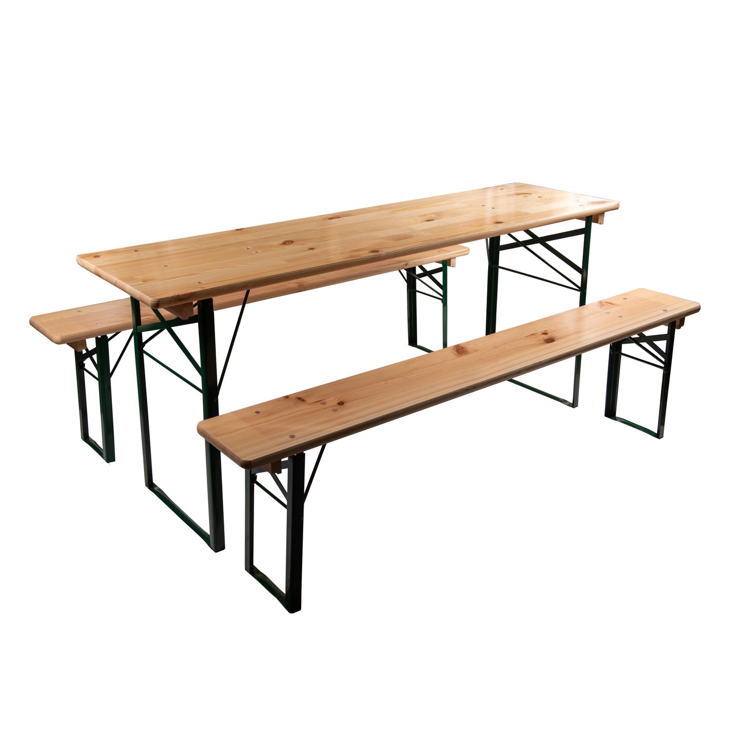 Narrow Top 6ft Festival Table and Bench Set