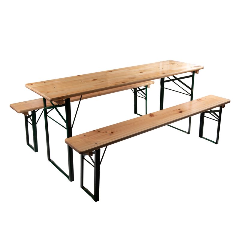 Narrow Top 6ft Festival Table and Bench Set