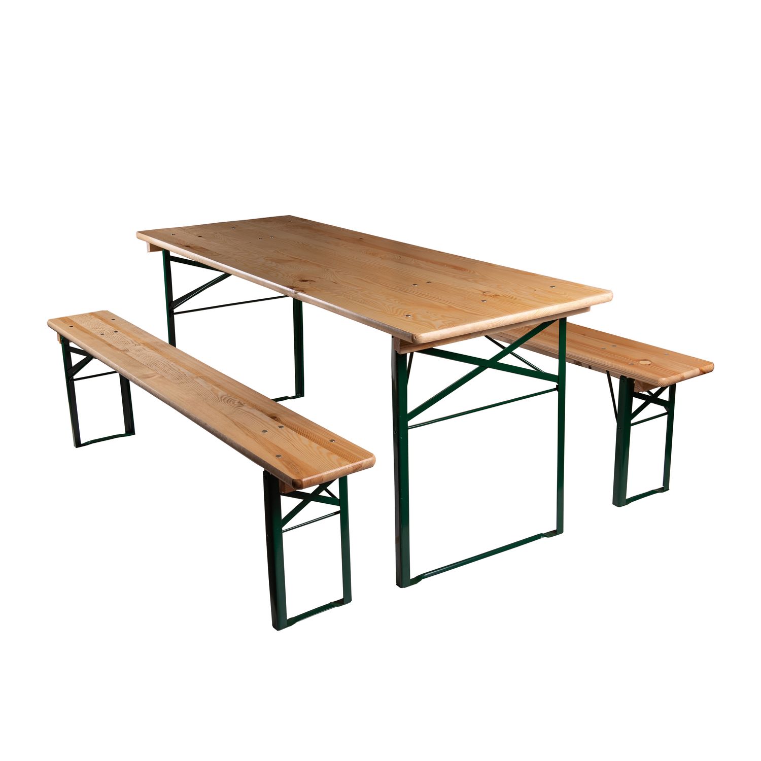 Wide Top 6ft Festival Table and Bench Set