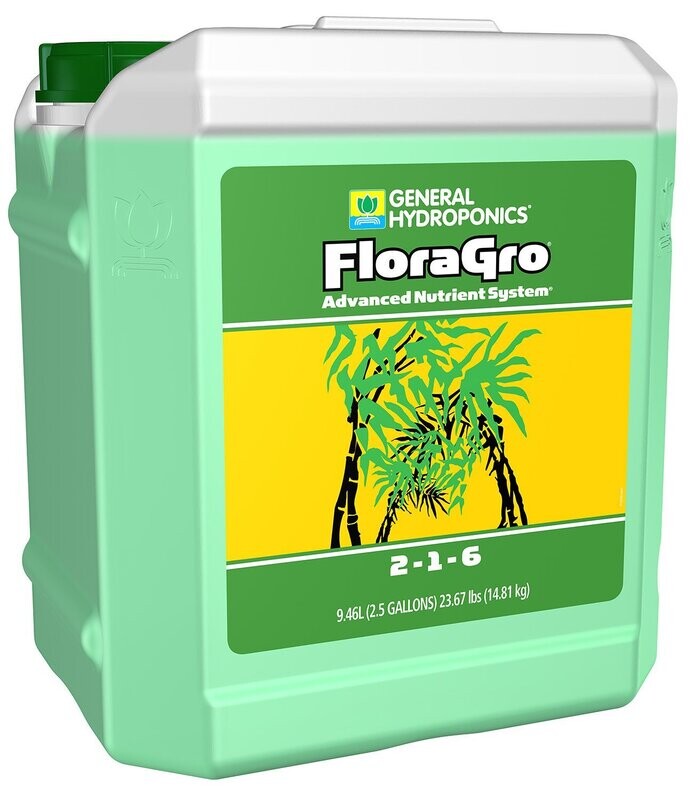 General Hydroponics FloraGro 2.5 Gallon