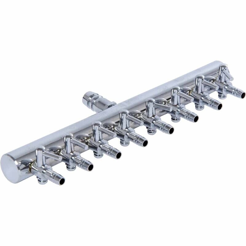 8 Outlet Copper Air Divider