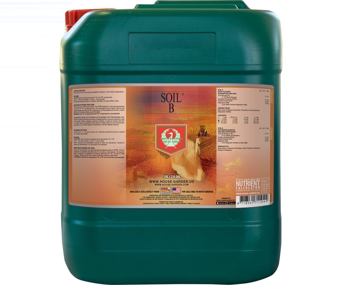 House &amp; Garden Soil B 10 Liter