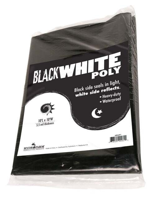 Black And White Poly 10&#39;x10&#39; 5.5 mil