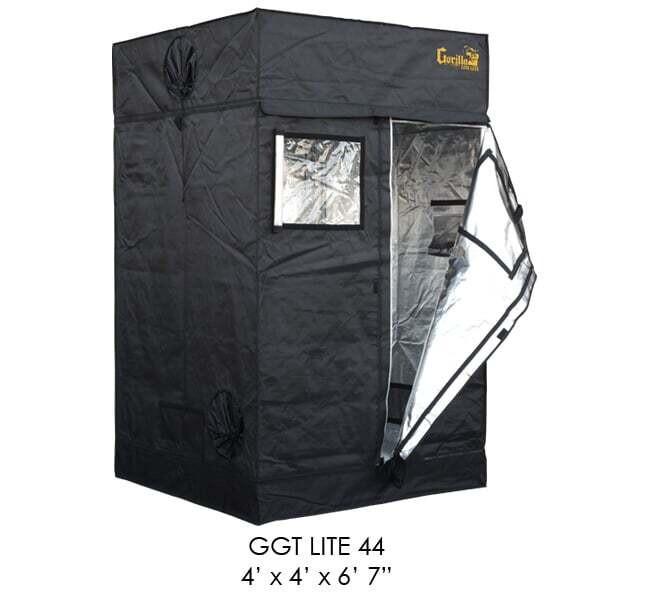 4&#39;x4&#39; LITE LINE Gorilla Grow Tent