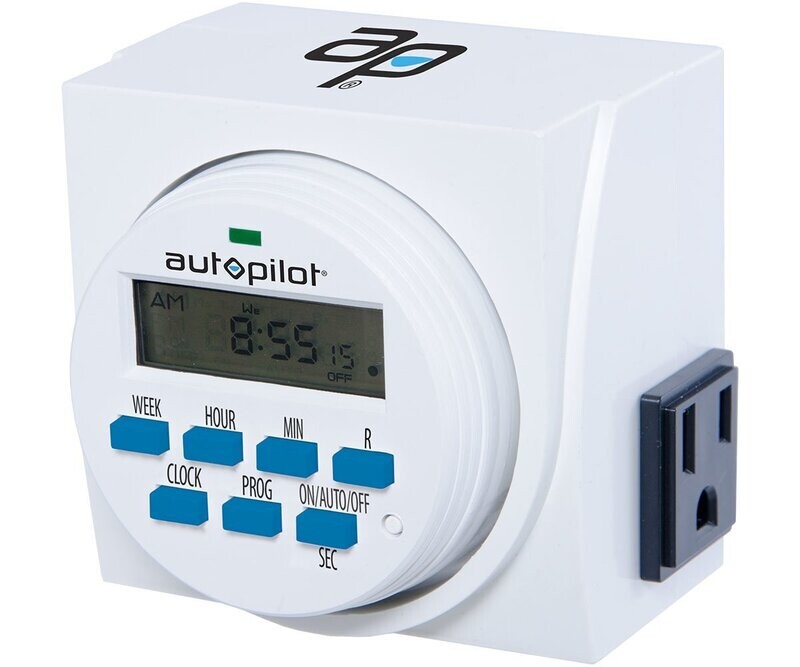 Auto Pilot 7 Day Dual Outlet Digital Timer