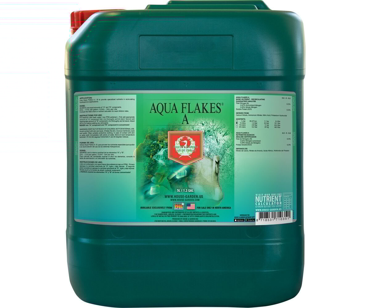 House &amp; Garden Aqua Flakes A 5 Liter