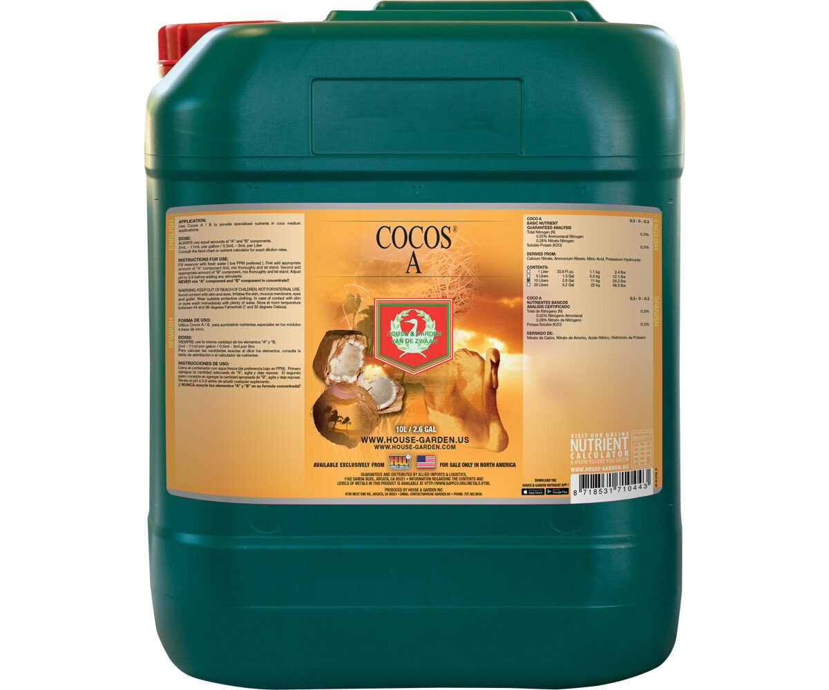 House &amp; Garden Cocos A 10 Liter