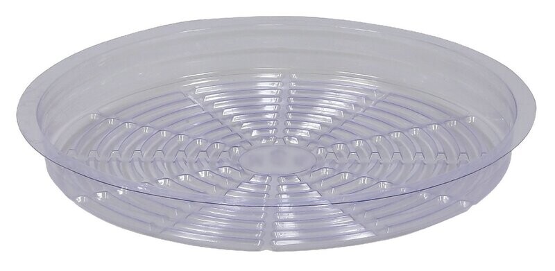 Gro Pro Premium Clear Plastic Saucer 12&quot;