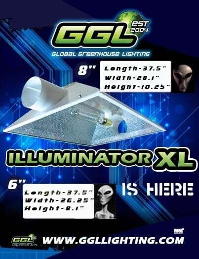 GGL Illuminator Air Cooled 6&quot;  Reflector XL