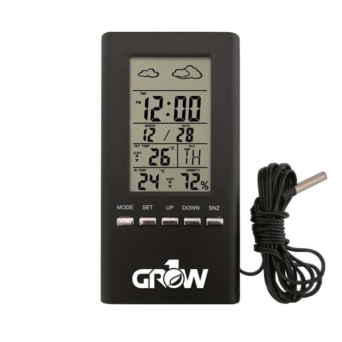 GROW1 Indoor &amp; Outdoor Temp &amp; Humidity