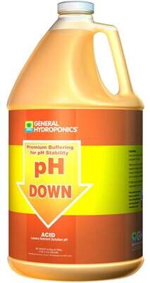 General Hydroponics PH Down Gallon