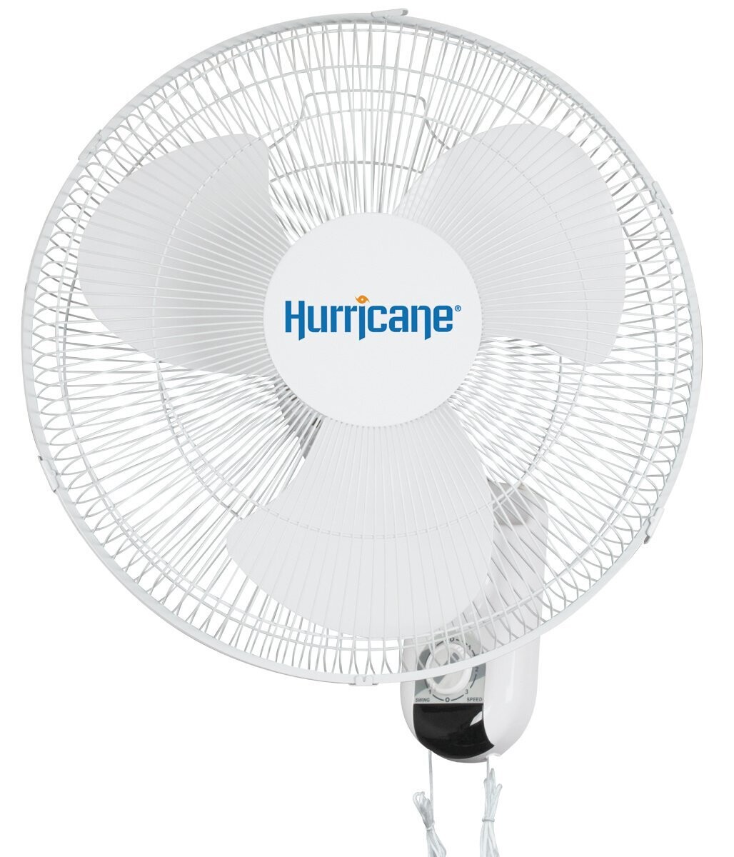 Hurricane Classic Oscillating Wall Mount Fan 16&quot;