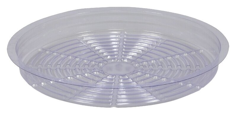Gro Pro Premium Clear Plastic Saucer 10&quot;