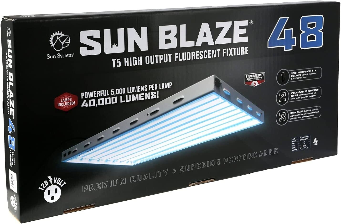 Sun Blaze T5 4&#39;x8 Bulbs
